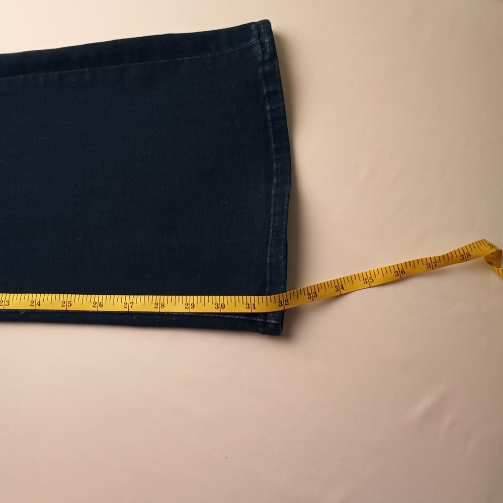 Loft Denim Jeans Size 30/10 The Slim Flare High Rise Dark Wash - Picture 10 of 11